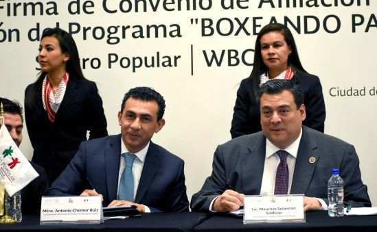 Boxeadores podrán ser atendidos en el Seguro Popular, en todo el país