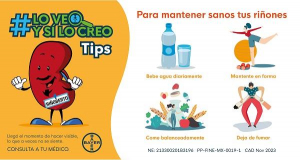 Bayer lanza campaña #LoVeoYSiLoCreo, para prevenir y combatir la ERC