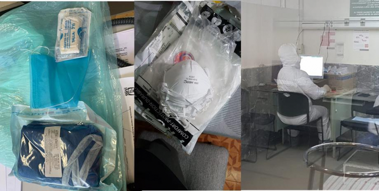 Dan equipo de protección a personal de la clínica 1 del IMSS