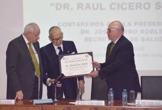 Secretaría de Salud rinde homenaje al médico e investigador, Raúl Cicero Sabido
