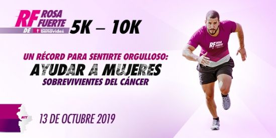 AVISO :: Carrera Rosa Fuerte, en apoyo a mujeres sobrevivientes del cáncer de mama